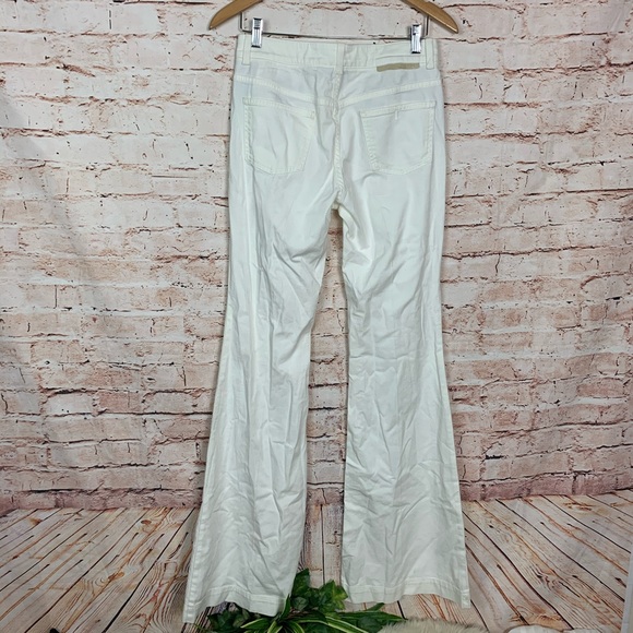 Stella McCartney Flare Leg White Jeans - Picture 8 of 12